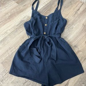 Blue romper
